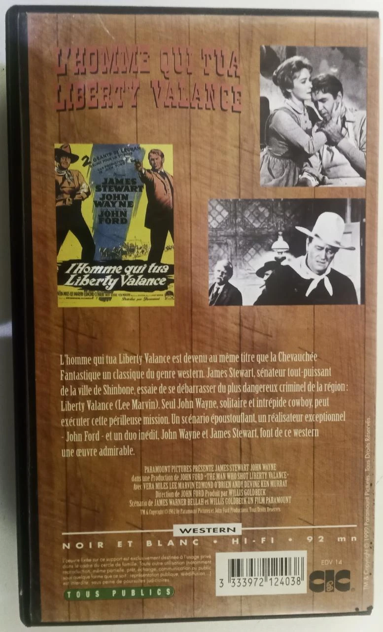 L’Homme qui tua Liberty Valance – John Wayne / James Stewart – photo 4